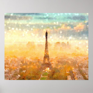 Póster Mañana temprana de París