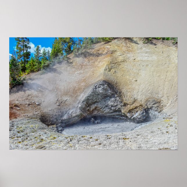 Póster Manantial Boca del Dragón, Parque Nacional Yellows (Frente)