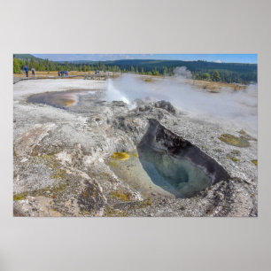 Póster Manantial de Avoca, Cuenca de Biscuit, Yellowstone