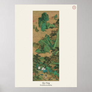 Póster Manantial de las flores de durazno - Qiu Ying, Min