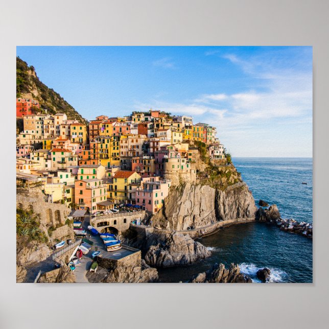 Póster Manarola, Cinque Terre, Liguria, Italia (Frente)