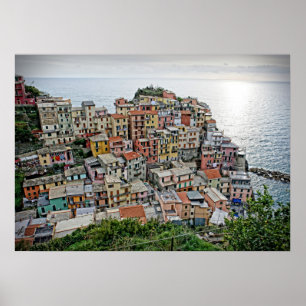 Póster Manarola - El Poster de Cinque Terre - Italia