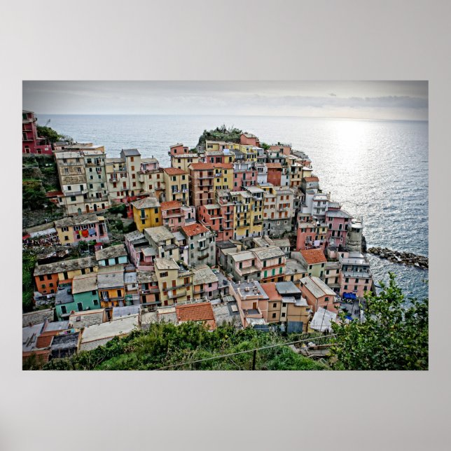 Póster Manarola - El Poster de Cinque Terre - Italia (Frente)