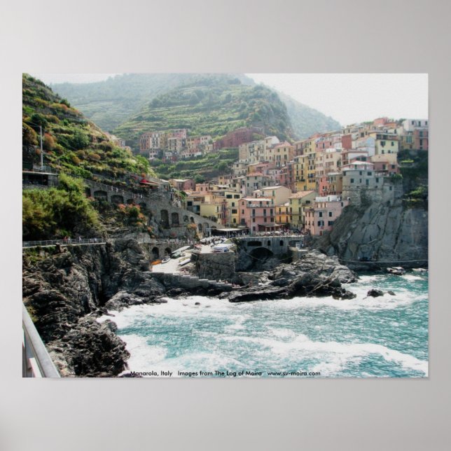 Póster Manarola (Italia) (Frente)
