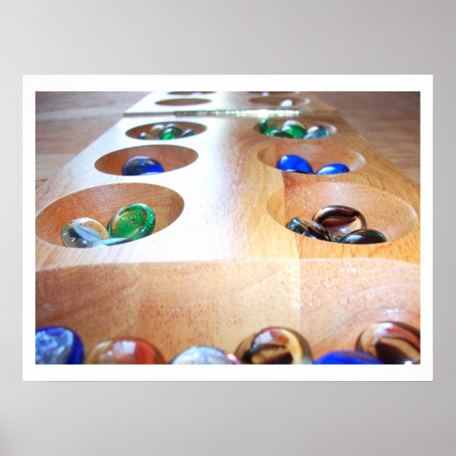 Póster Mancala Board and Pieces Poster (Frente)