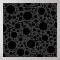 Mancha de burbuja espacial - Negro
