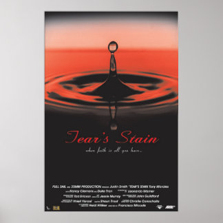 Póster Mancha de lágrimas