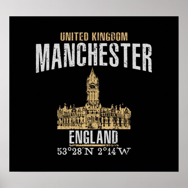 Póster Manchester (Frente)