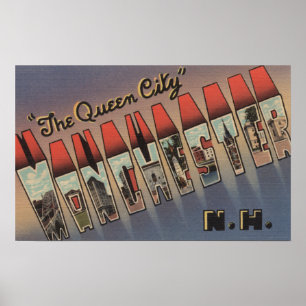 Póster Manchester, New Hampshire - escenas grandes de la