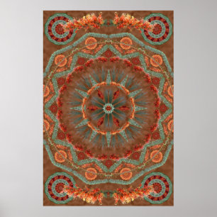 Póster Mandala 1 del Ocotillo
