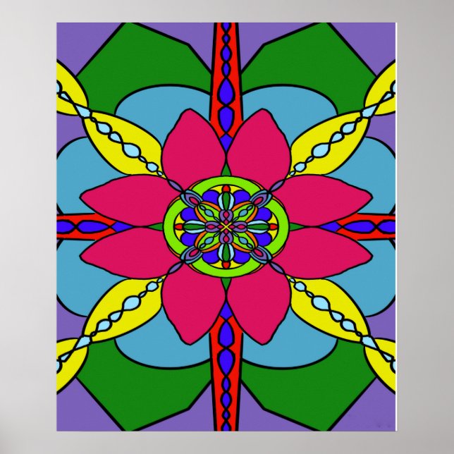 Póster mandala 3 (Frente)