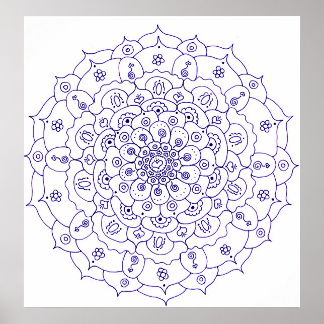 Póster Mandala 7 Poster (Frente)