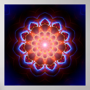 Póster Mandala Ahi a me Hau 2