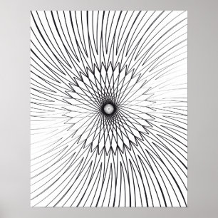 Póster Mandala, Alambres de Bicicleta 2