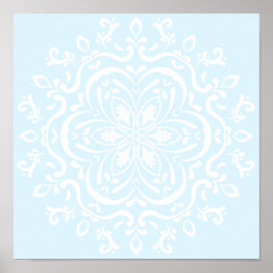 Póster Mandala ártica