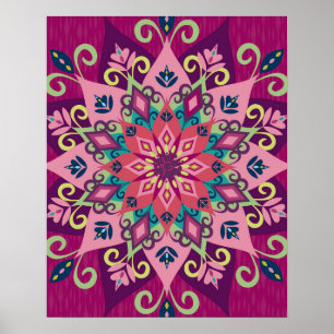 Póster Mandala Bloom