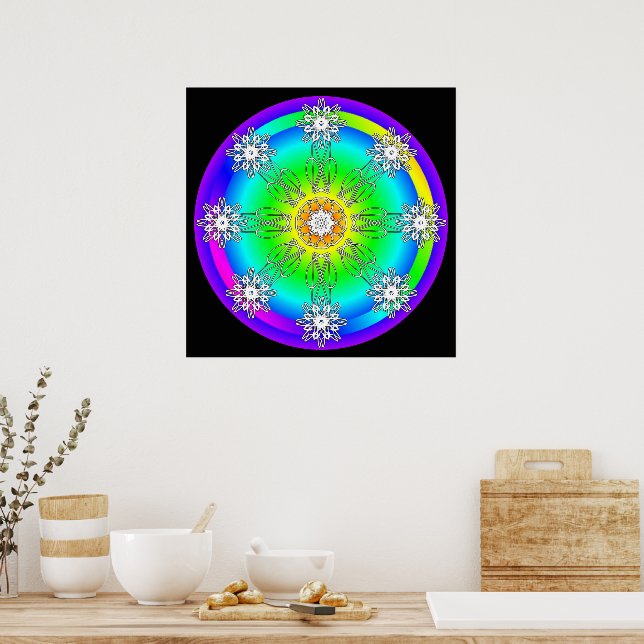 Póster Mandala celta (Cocina)