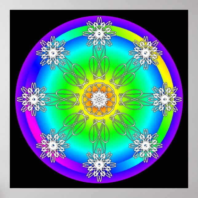 Póster Mandala celta (Frente)
