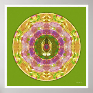 Póster Mandala cristalina 1