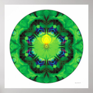Póster Mandala curativa 3