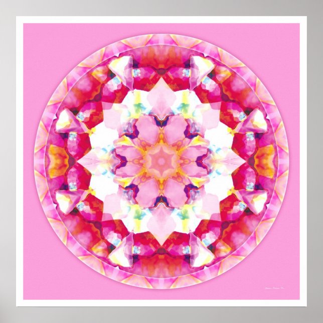 Póster Mandala curativa 9 (Frente)