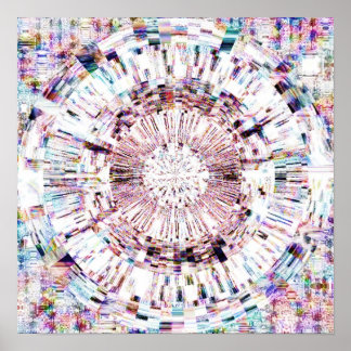 Póster Mandala de diamantes 1.1