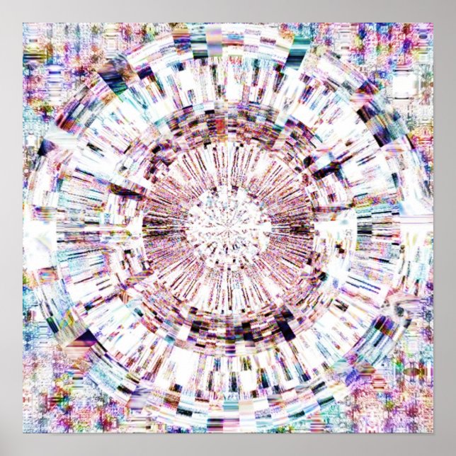 Póster Mandala de diamantes 1.1 (Frente)