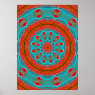 Póster Mandala de fuerza