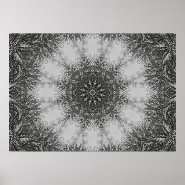 Póster Mandala de invierno (Frente)