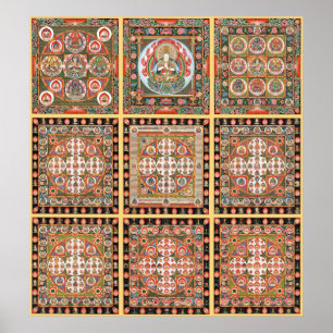 Póster Mandala de Kongokai