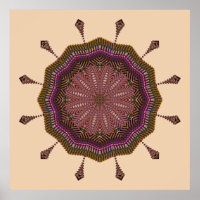 Mandala de onda radiante