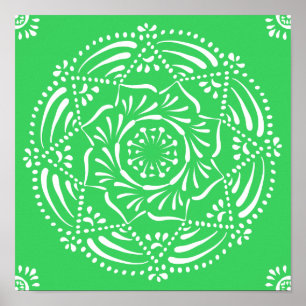 Póster Mandala de primavera