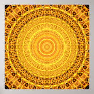 Póster Mandala de Suncatcher