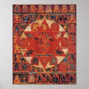Póster Mandala de Vajravarahi