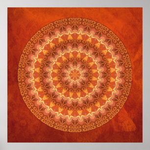 Póster Mandala del renacimiento