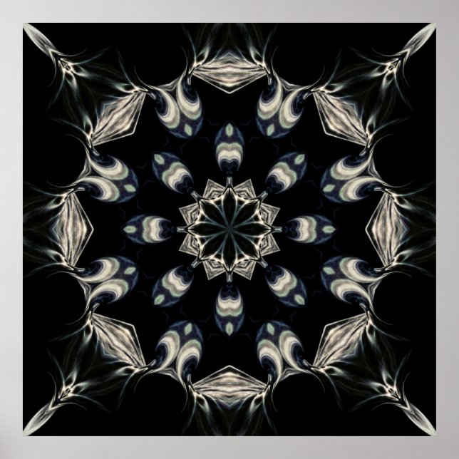 Póster Mandala elegante (Frente)