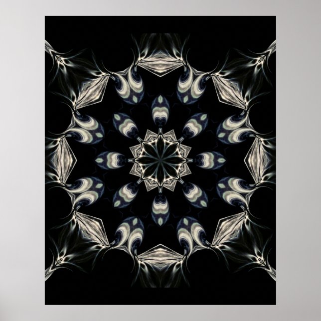 Póster Mandala elegante (Frente)