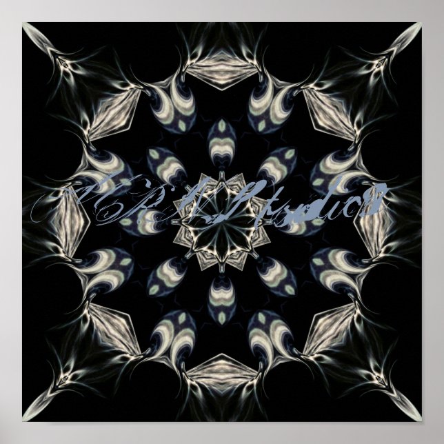 Póster Mandala elegante (Frente)