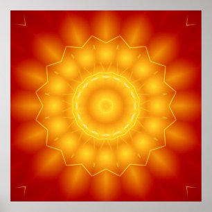 Póster Mandala Energy Pure 1