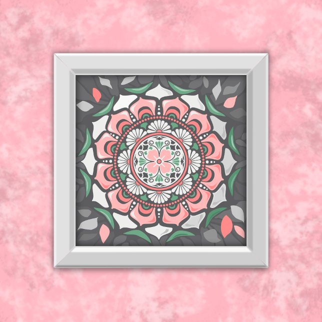 Póster Mandala floral rusa (Subido por el creador)
