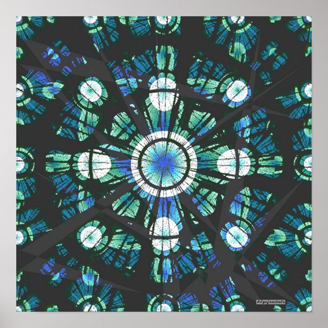 Póster Mandala Funnels 6 (Frente)