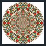 Póster Mandala geométrica<br><div class="desc">Diseño con mandala</div>
