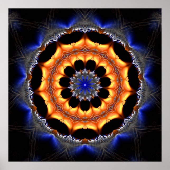 Póster Mandala Ho'o hia'ai 3 (Frente)