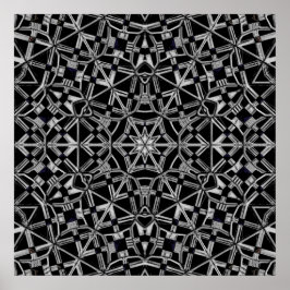 Póster Mandala Industrial