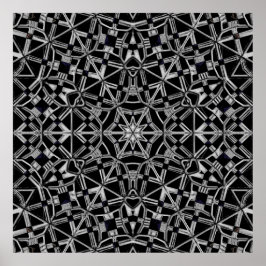 Póster Mandala Industrial