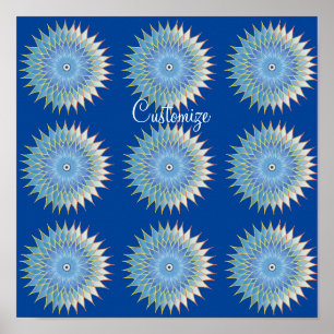 Póster Mandala Lotus Blossom Thunder_Cove