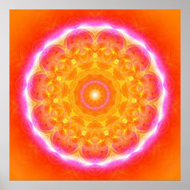 Póster Mandala Mana Pu'uwai 1 (Frente)