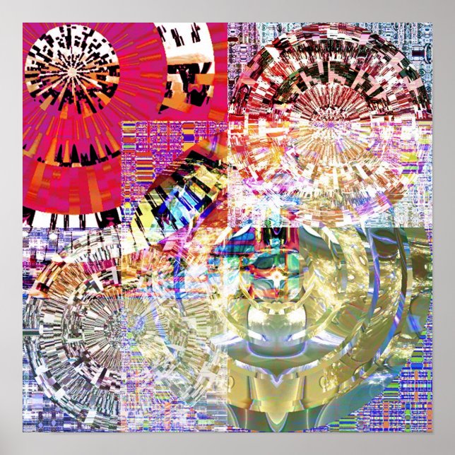 Póster Mandala mosaico 1.9 (Frente)