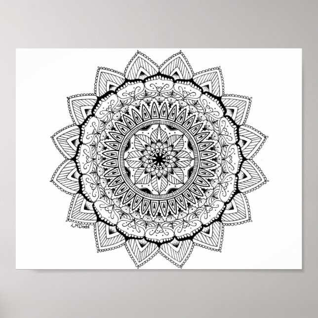 Póster Mandala N°1 (Frente)