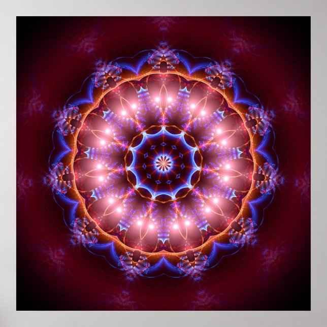 Póster Mandala 'Owela 1 (Frente)